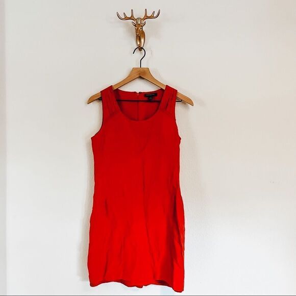 Banana republic Women's Red Sleeveless Mini Dress Size Small - Picture 1 of 5